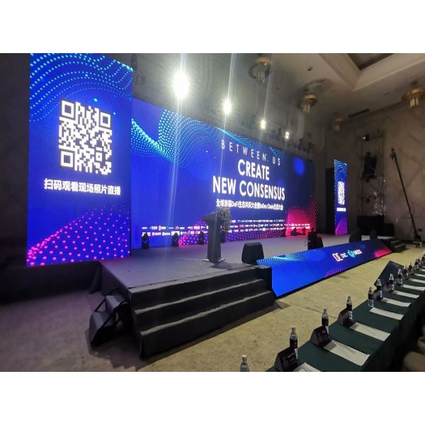 P4.81mm Indoor Rental LED Display 1000 cd/m2 High Brightness For exhibition room