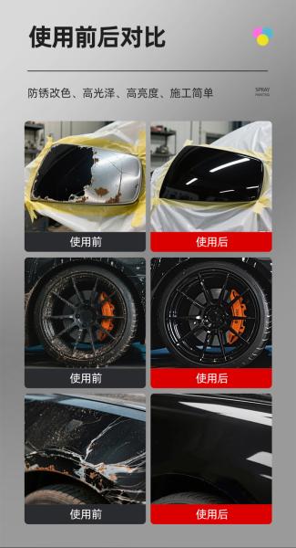 2K Two Component Spray paint Solvent-based  2K clear coat  Spray paint  Car spray paint