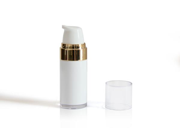 Reusable Foundation Pump Bottle / Facial Care White Airless Pump Bottle