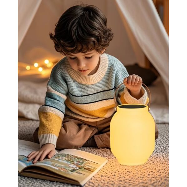 LED Color Changing Camping Lantern for Outdoor & Garden