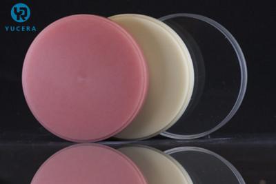 Placas dentais semi flexíveis de PMMA de grande resistência para a coroa provisória