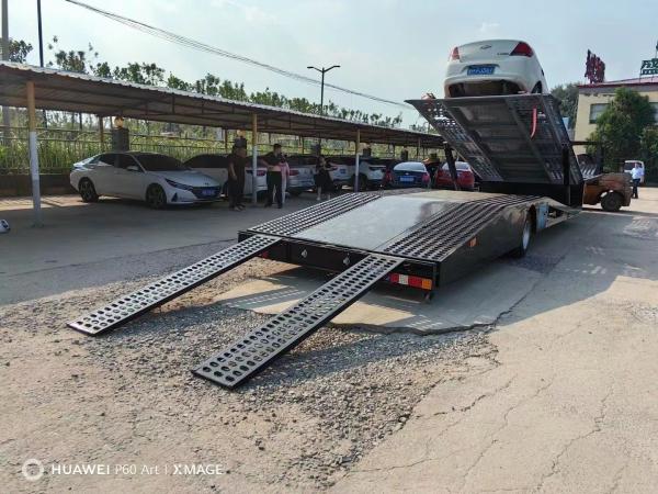 Single Axle Car Transport Trailer for Pickup Transport Truck Trailers 14500x2500x1750