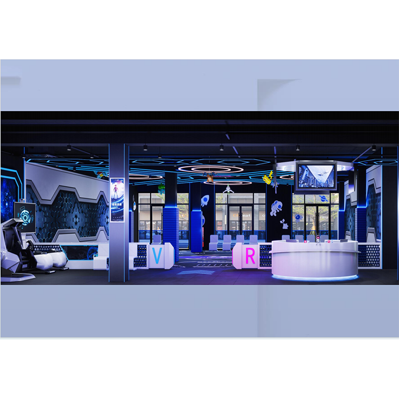 9D VR Shooting Arena Machine Multiplayer Free Roam Virtual Reality Game for Indoor Park Shopping Mall Team Building