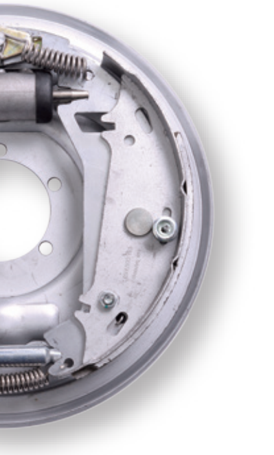 Iron 12''X2-1/4'' Trailer Hydraulic Brakes Assembly Dacromet Type