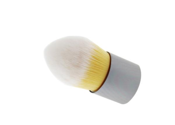 Dome Synthetic Hair Tapered Kabuki Brush Foundation Makeup Brush With Pouch