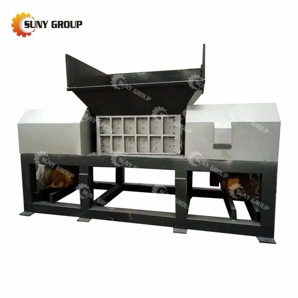 15000W Scrap Coconut Shell Branch Shredding Machine Double Shaft Shredder with Customizable Blades