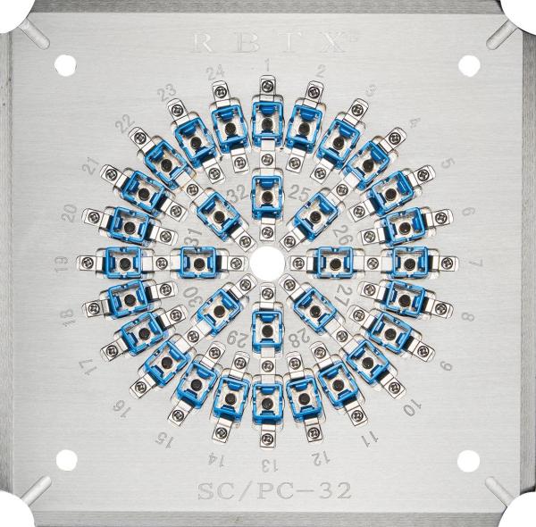 SCPC32 Polishing Holder For 32 Ports SC/PC Fiber Optic Cable Holder