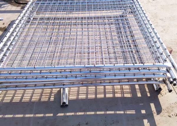 60g/M2 portátil galvanizou a elevação provisória da cerca de segurança 2.1m
