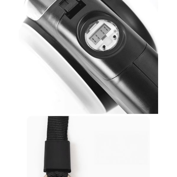 4m Retractable Led Dog Leash Nylon Retractable Dog Leash With Flashlight