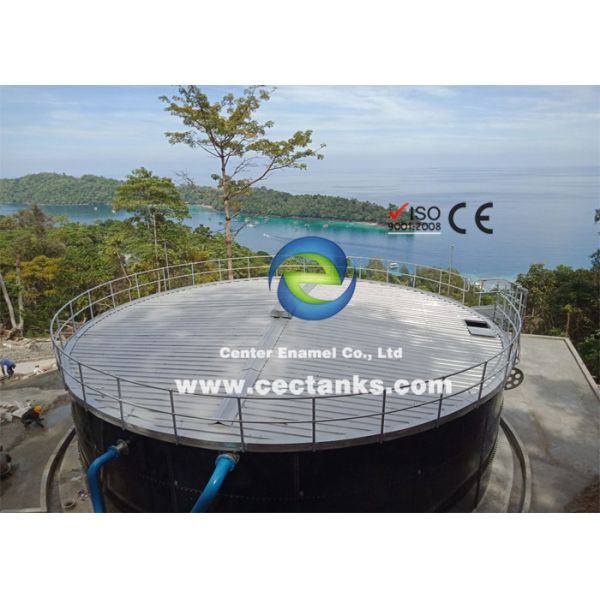 Glass Fused Steel Liquid Storage Tank Silos Biogas Container Acid And Alkalinity Proof