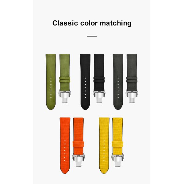 Soft TPU Nylon Sports Smartwatch Strap · Customizable Size And Logo