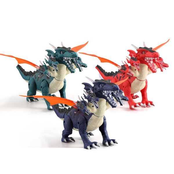 PVC Electric Dinosaur Toy for Children Age Range 0 to 24 Months Sound and Light Effects