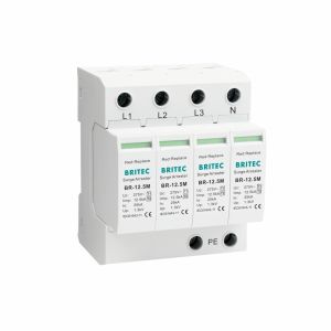 BR-12.5M 4P Type 1 Surge Protection Device spd surge protector ac type 1 12.5ka spd type 1 spd Überspannung