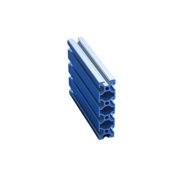 Black V Slot Aluminium Extrusion 6061 6063 Industrial Aluminum Profiles