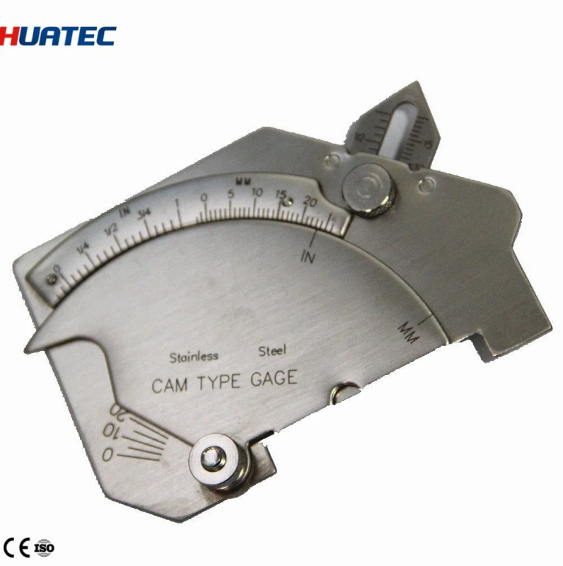 MG-8 Bridge Cam Welding Gauge Inch/mm Dual Scale Welding Inspection Tool