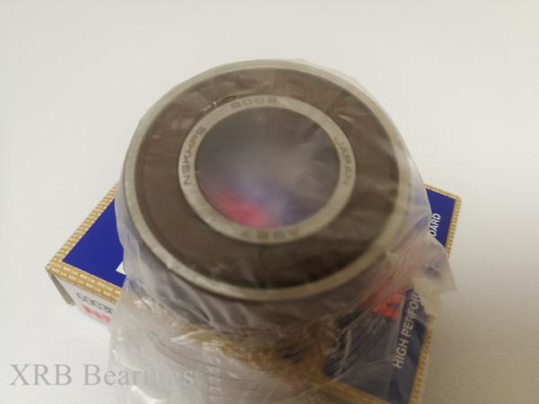 Contact Rubber Sealed Deep Groove Ball Bearing 6205DDU 25×52×15mm For Industrial Pumps