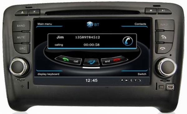 Ouchuangbo GPS Navigation 1G CPU 1080P 3G Host TV Audi TT 2006-2012 HD Screen S100 System DVR Video Player OCB-078C