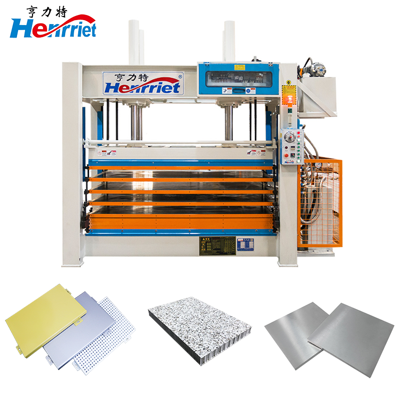 8-layer Laminator press machine for manufacturing aluminum honeycomb panels for building decoration in factories