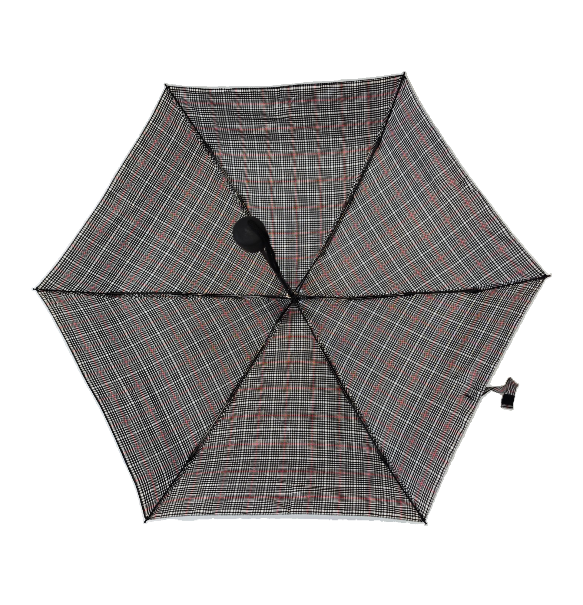 Parapluie de golf compact 5 plis, 19 pouces, coupe-vent, imperméable, 6 panneaux