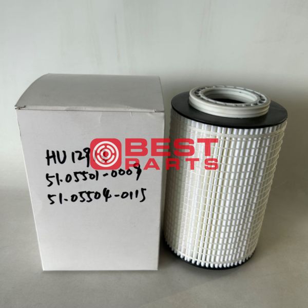 Oil Filter Elements 51.05501.0009 51.05501.0013 51.05504.0115 51.05504.0126 LF17529 HU1291/1Z P40042 E831H