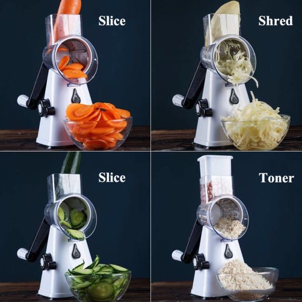 Green Rotary Cheese Grater The Perfect Addition to Any Kitchen for Shredding Vegetables
