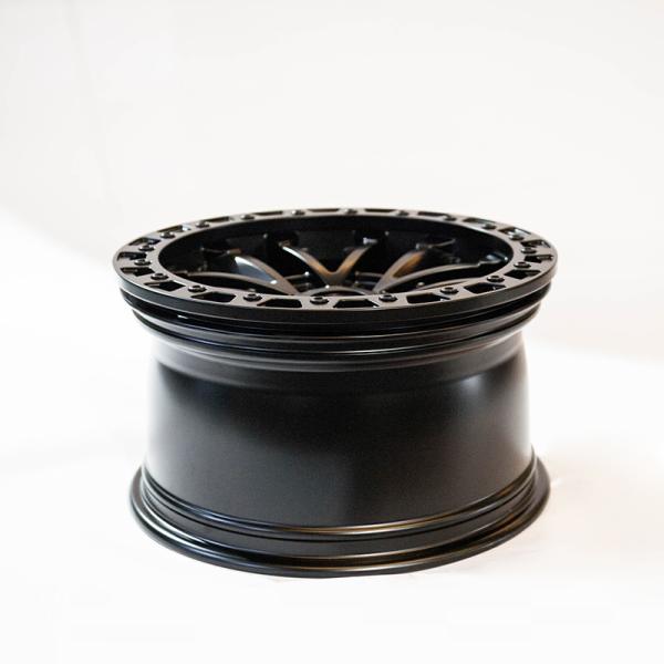 Car wheel 17x9 Beadlock  2025 Prado 250 Matte black 