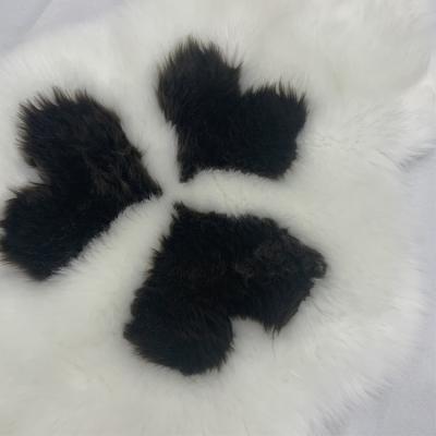 6ft almofadas de pele de ovelha mochila de pele fofa para banco