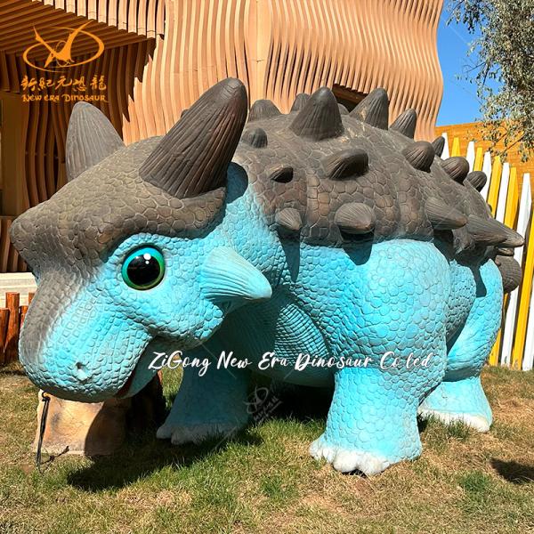 Robotic Dino Park Animatronic Styracosaurus Dinosaur