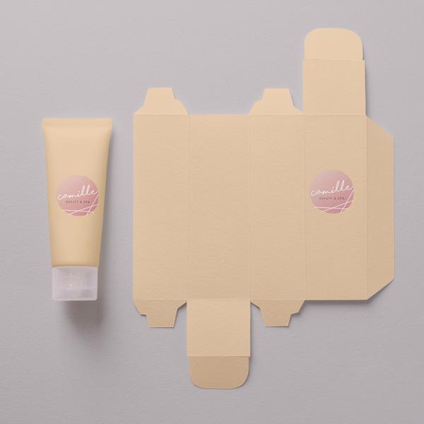 CMYK Pantone Color Cartón de papel Kraft personalizado para maquillaje y envases para el cuidado de la piel