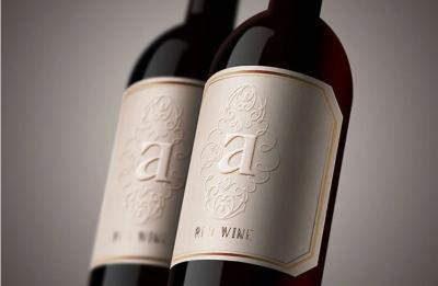 OEM Stone Paper Labels For Wine Bevarage Bottle Forzen Food Packaging