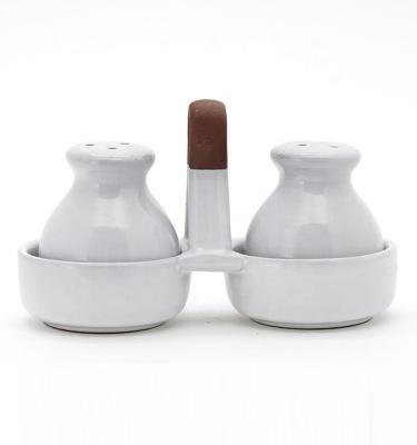 Ceramic Condiment Container Cruet Set Ceramic Salt And Pepper Shakers Cruet