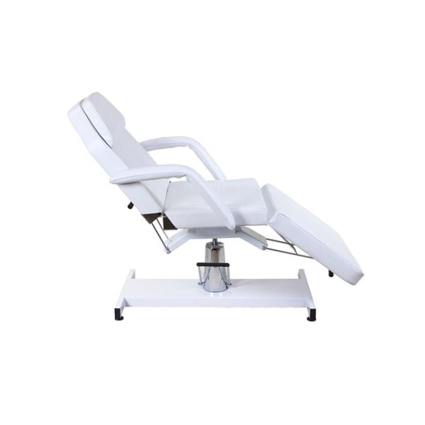 Spa Facial Hydraulic Beauty Therapy Bed With Breathing Hole , White Color