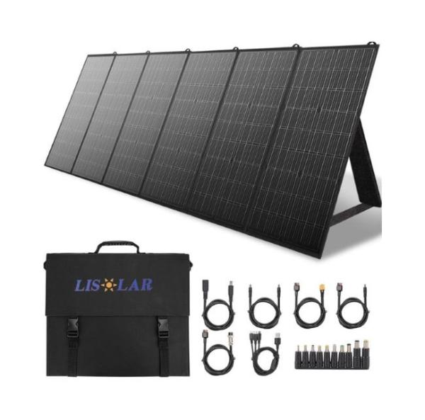 150W Recarregador de painel solar dobrável impermeável IP65 para iate Golf Cart Home Generator