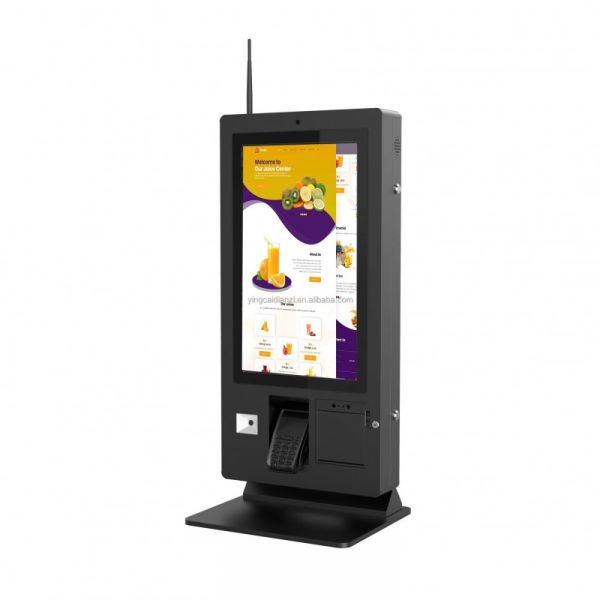 10-Point Capacitive Touch Self Ordering Kiosk with 1920X1080 Resolution and Multi-Language Support