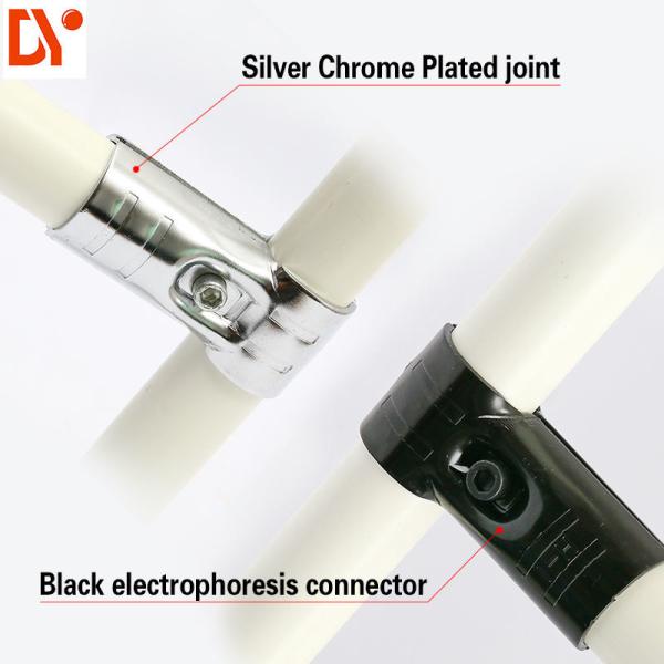 Customized ESD ABS Coated Pipes Plastic Coated Steel Lean Pipe / Tube For Rack System