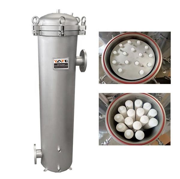 Logement de filtre électrophorétique de précision en acier inoxydable à cartouches multiples de 40 pour diverses applications industrielles