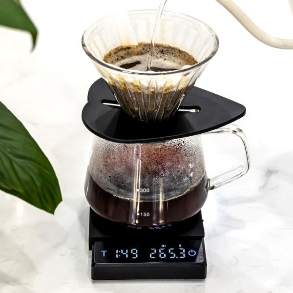 Digital Kitchen Scale for Precise Drip Coffee Weight Measurement in Electric Kitchen