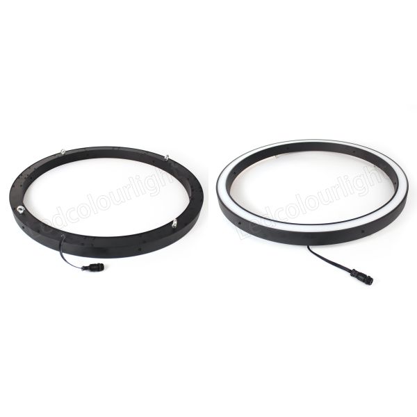 Stage Lighting 700mm Artnet DMX RGB RGBW LED Video Programmable Pixel Ring Light
