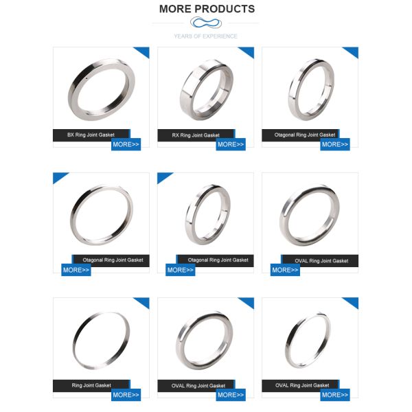 Газ и нефть SS316 R24 Металлическая кольцевая прокладка теплостойкая