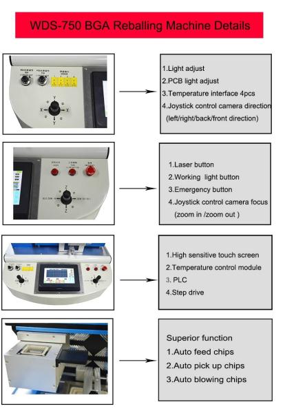 0.8mm-8mm BGA Welding Machine PLC Control For Laptop Computer Macbook