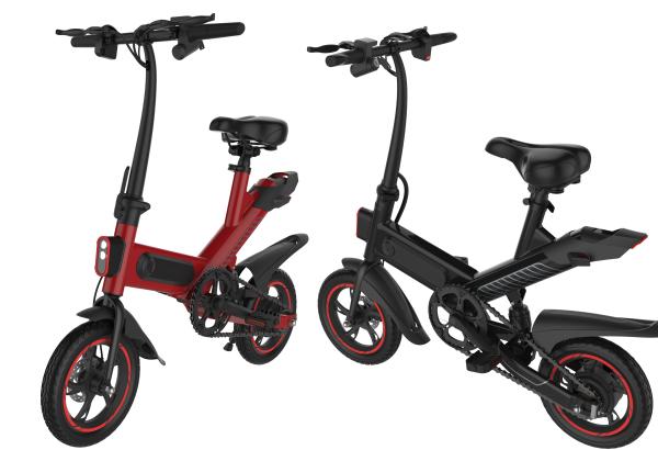 High Configuration Folding Travel Bike Foldable Electric Bicycle 100 * 45 * 73CM