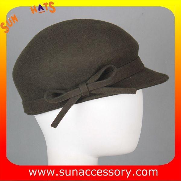 9140784 Sun Accessory customized  winner  fashion 100% wool felt Ivy hats, women hats and caps wholesaling