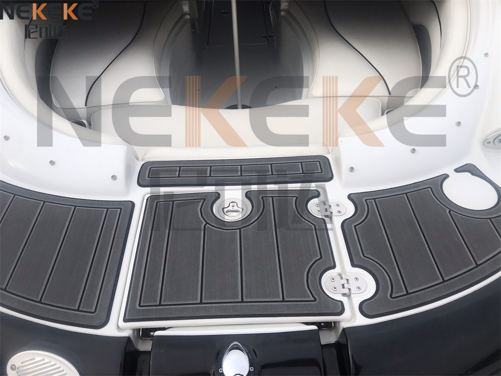 Crownline 220EX 2007 Swim Platform Cockpit EVA Faux Teak Deck Mat Marine Flooring Pad