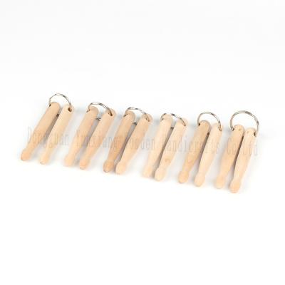 Custom Wooden Drum Stick Keychain for Musicians