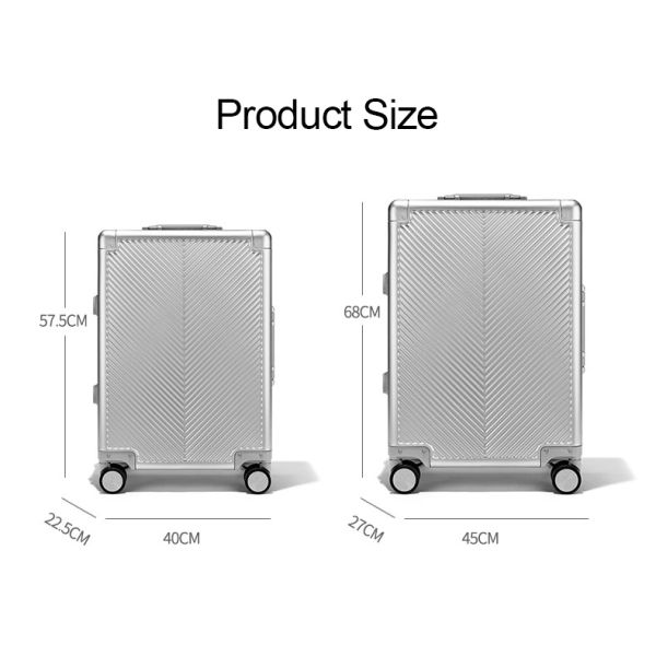 Factory Wholesale Suitcase Luggage Custom Designer Removable Wheel Trolley Travel Luggage