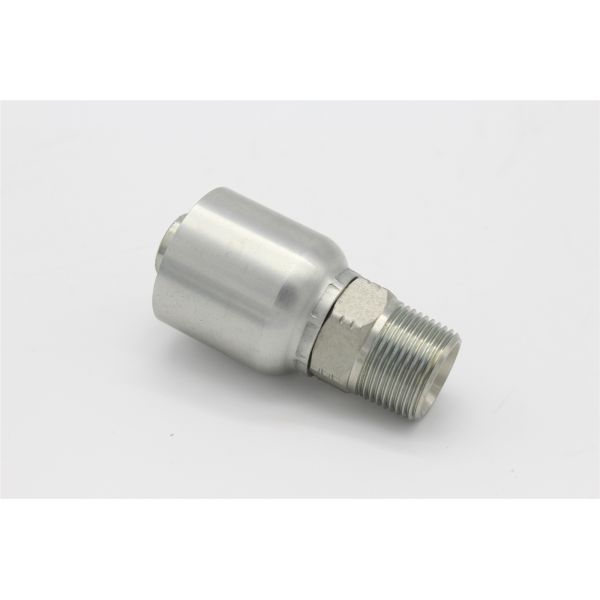 Высокий штуцер шланга гидросистемы давления, штуцер стали углерода цельный (15611И)