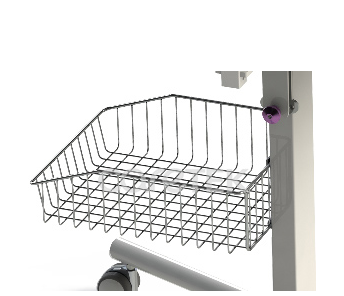 Корзина рамки поляка вливания колес Бассинет 4 больницы стали углерода тормоз рицинуса 3 дюймов