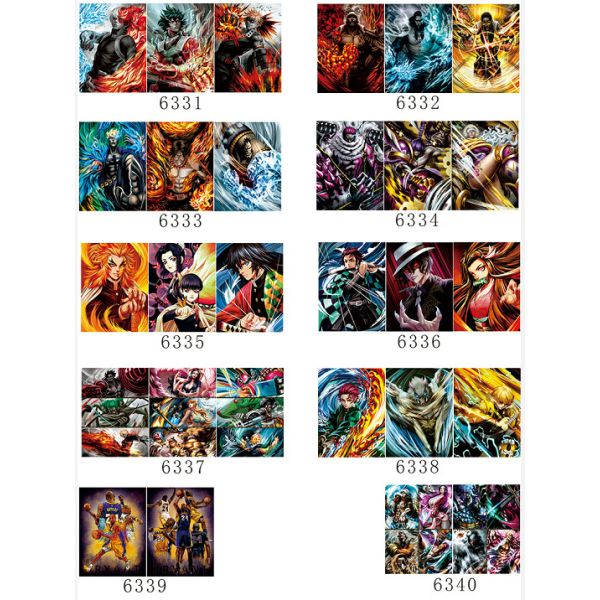 30*40cm 0.6mm PET Dragon Ball 3D Lenticular Poster