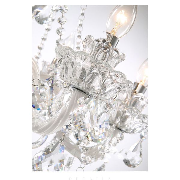 JYLIGHTING Modern Pendant Lights Luxury Crystal Chandelier Hanging Pendant Lamp Crystal Light for Living Room No reviews yet  certified