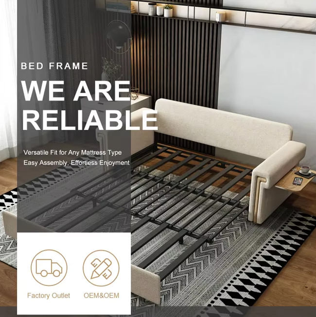 High Quality Murphy Bed Frame with Mechanism Portable Bed Frame Bed Metal Frame